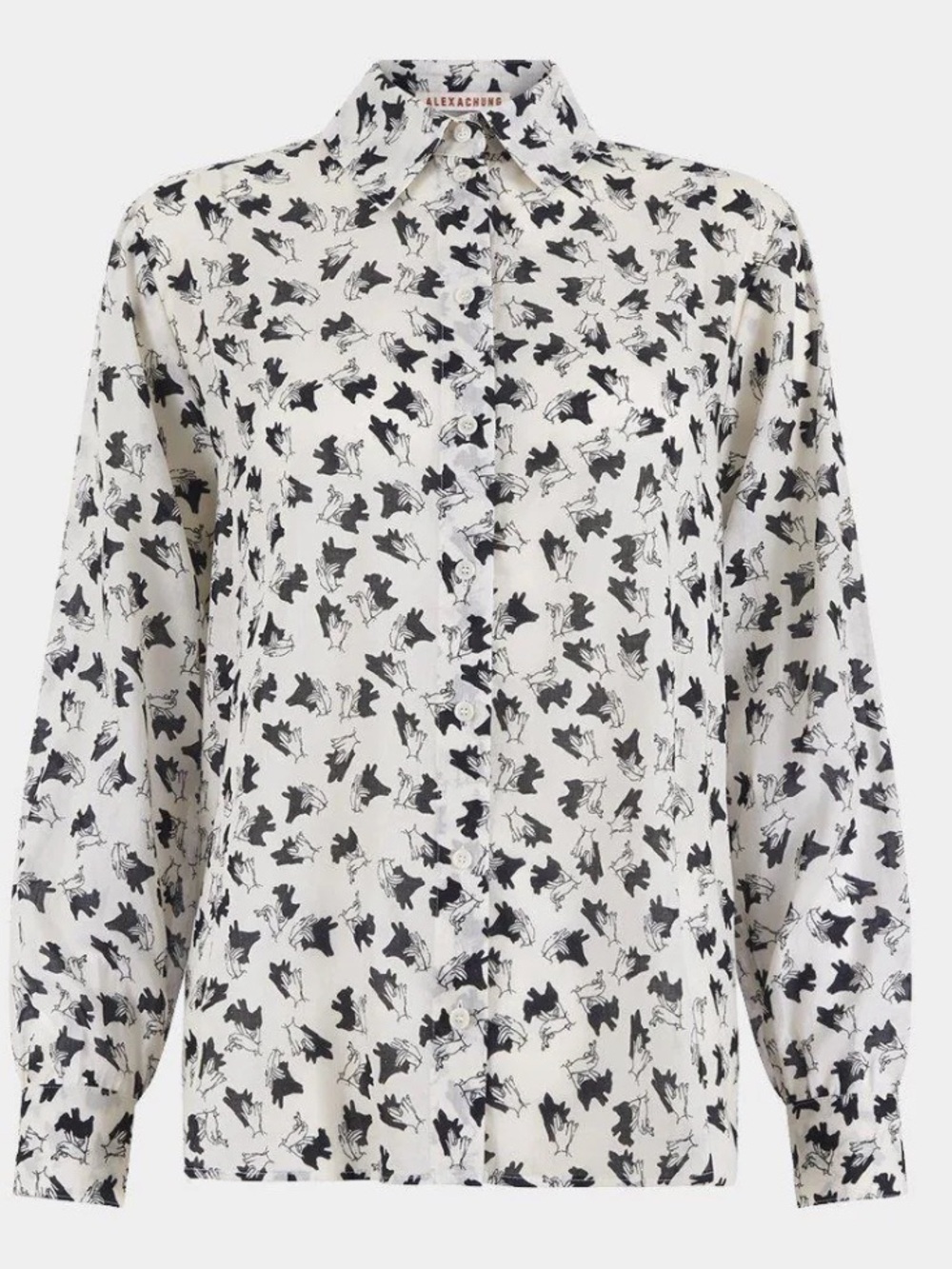 Alexa Chung shadow hand loose shirt